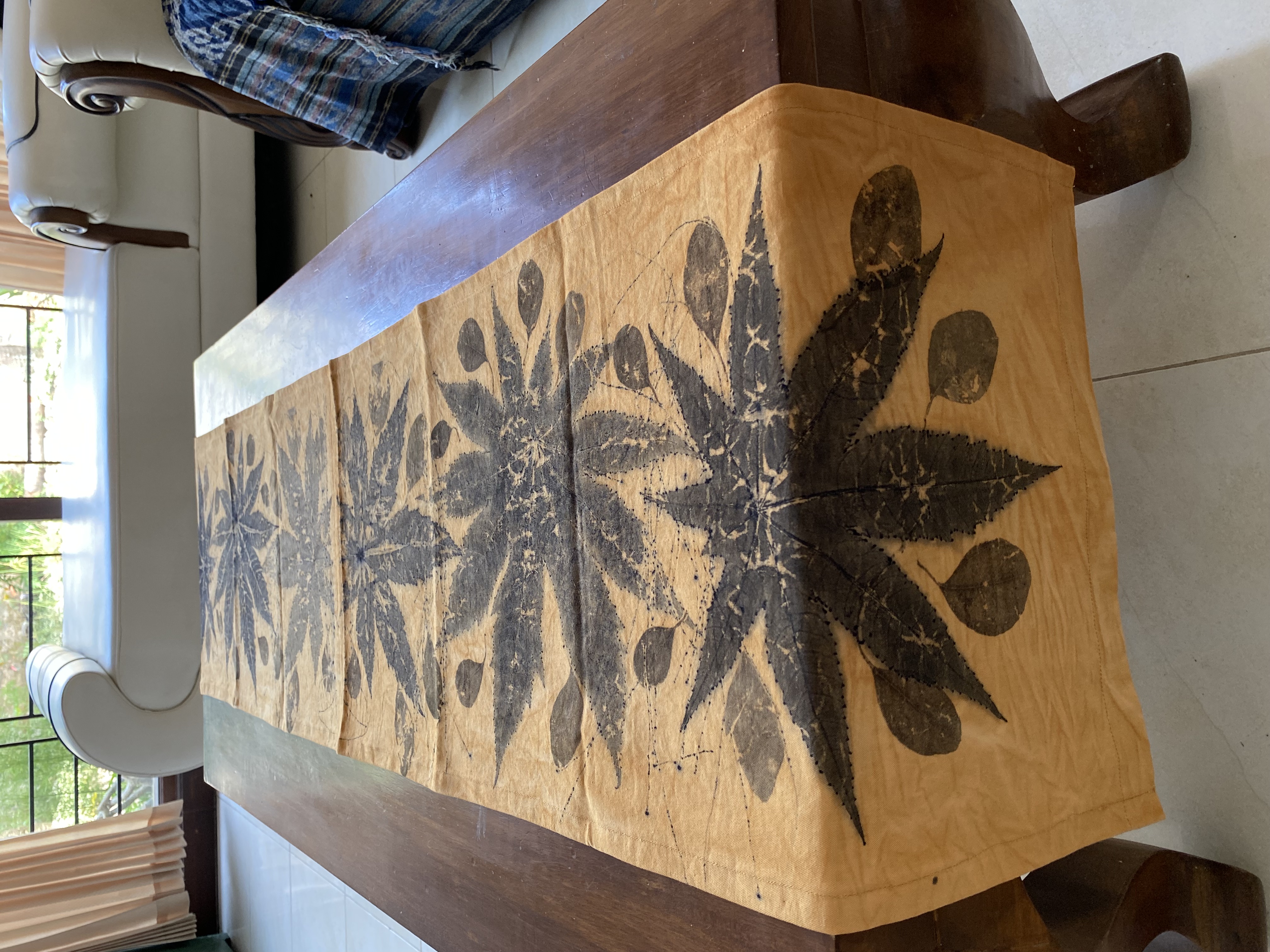 Handmade Canvas cotton Table Runner
