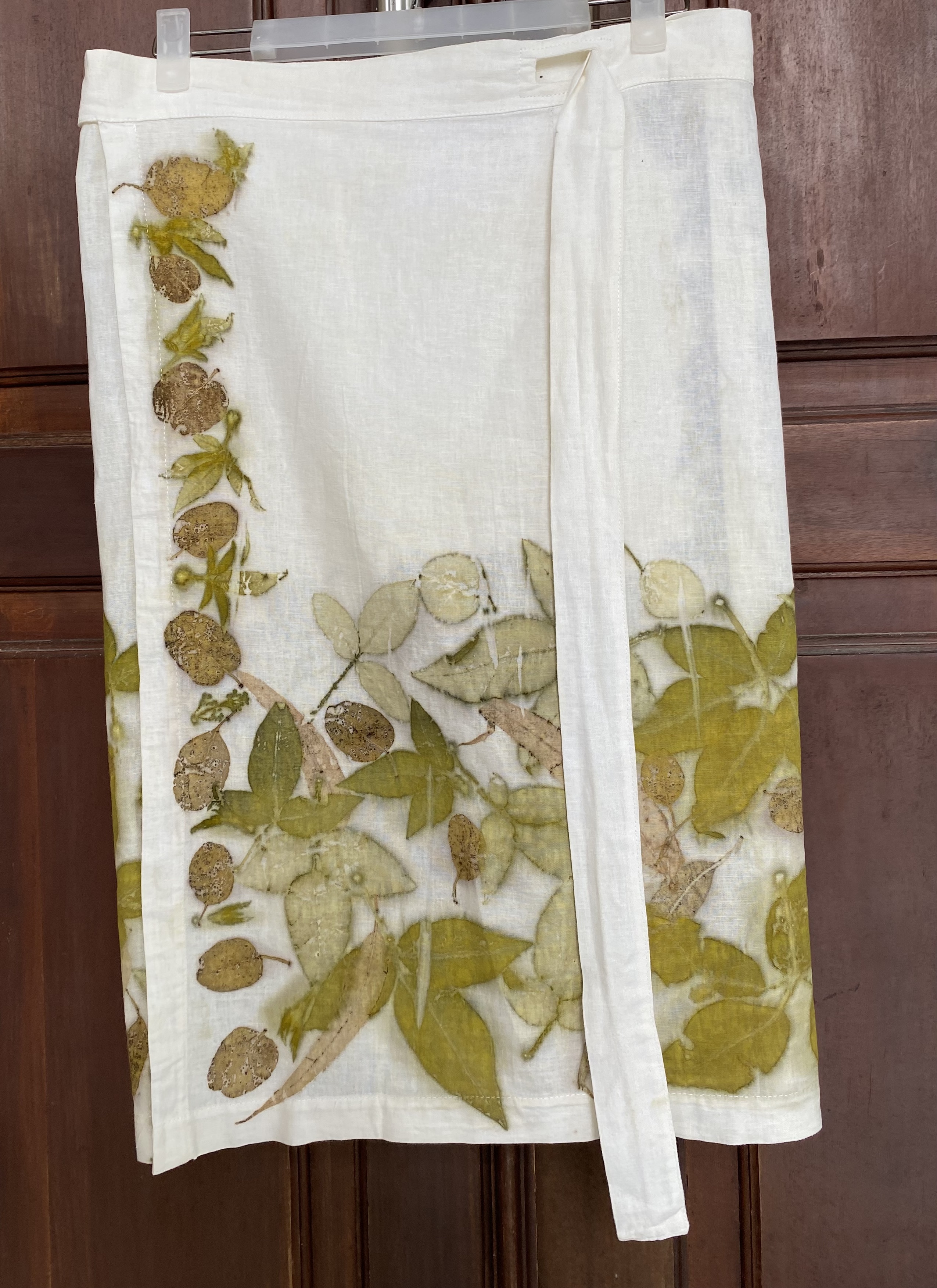 Handmade Linen Wrap Skirt