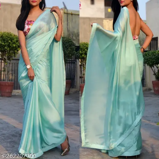 Elegant Light Blue Saree