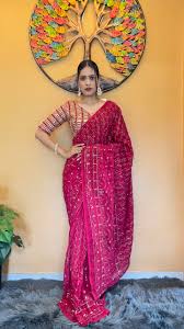 Red Traditional Saree
