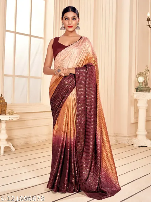 Elegant Ombre Designer Saree
