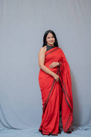 Elegant Red Saree
