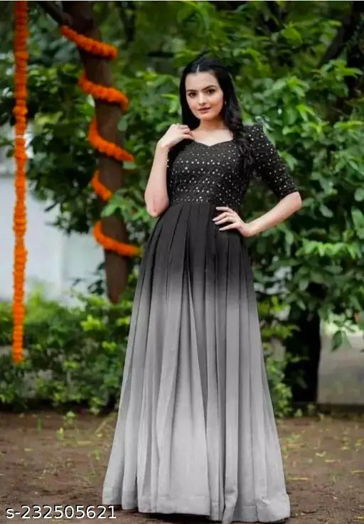 Elegant Ombre Maxi Dress