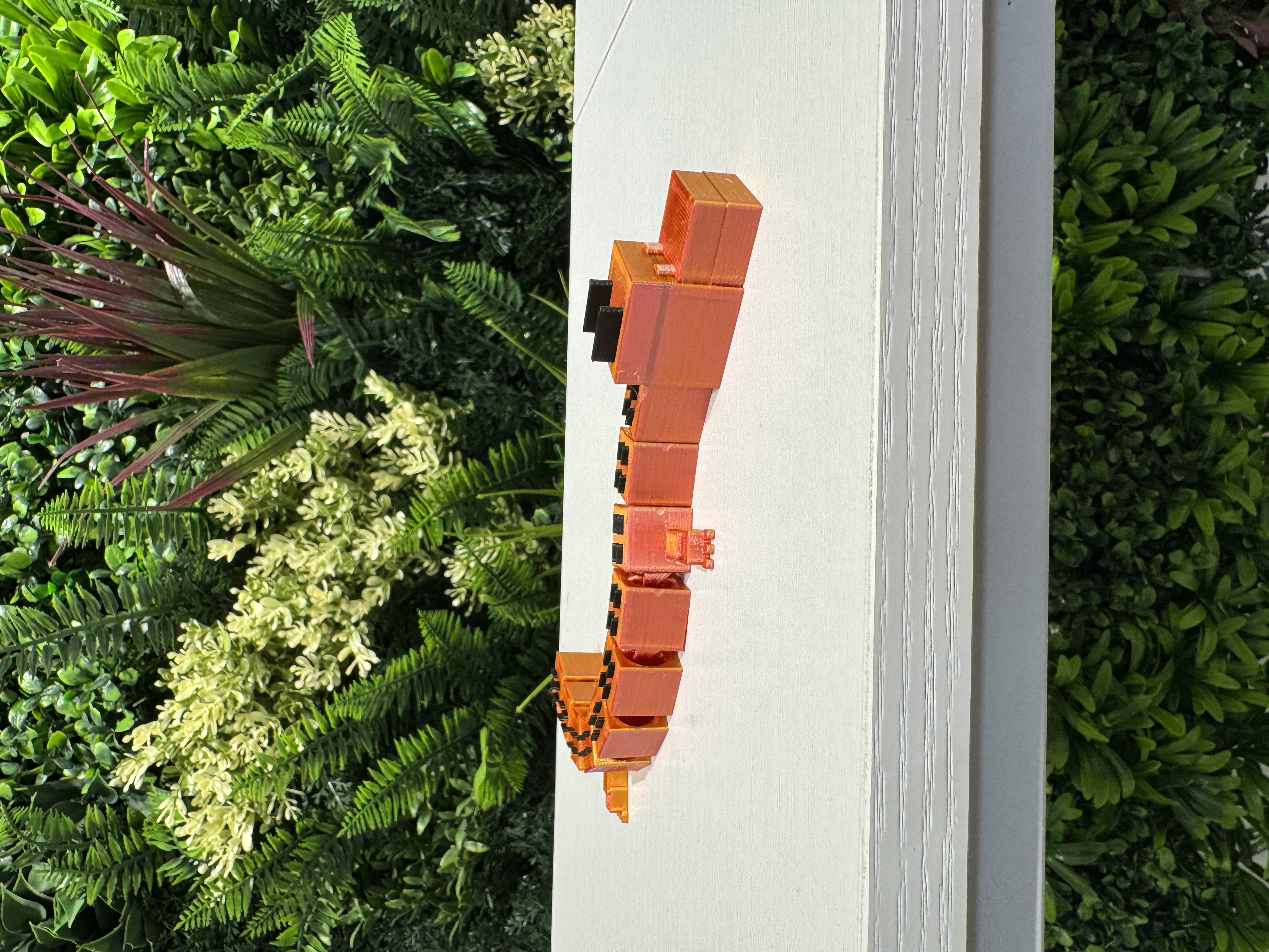 🐉 Dragón Pixelado – Figura articulada 3D