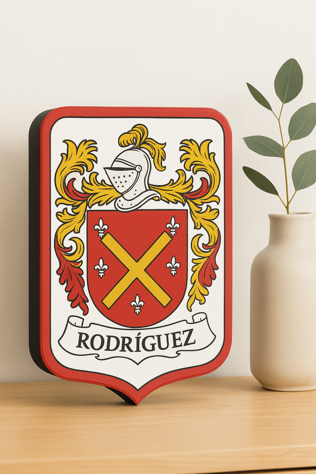 🛡️ Escudo Heráldico con Apellido