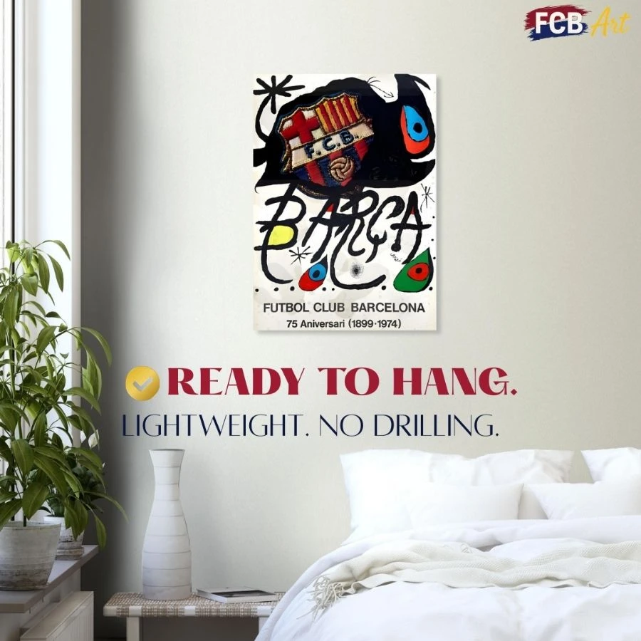 Joan Miró “75 Aniversari del Barça” – Premium Aluminum Dibond Print