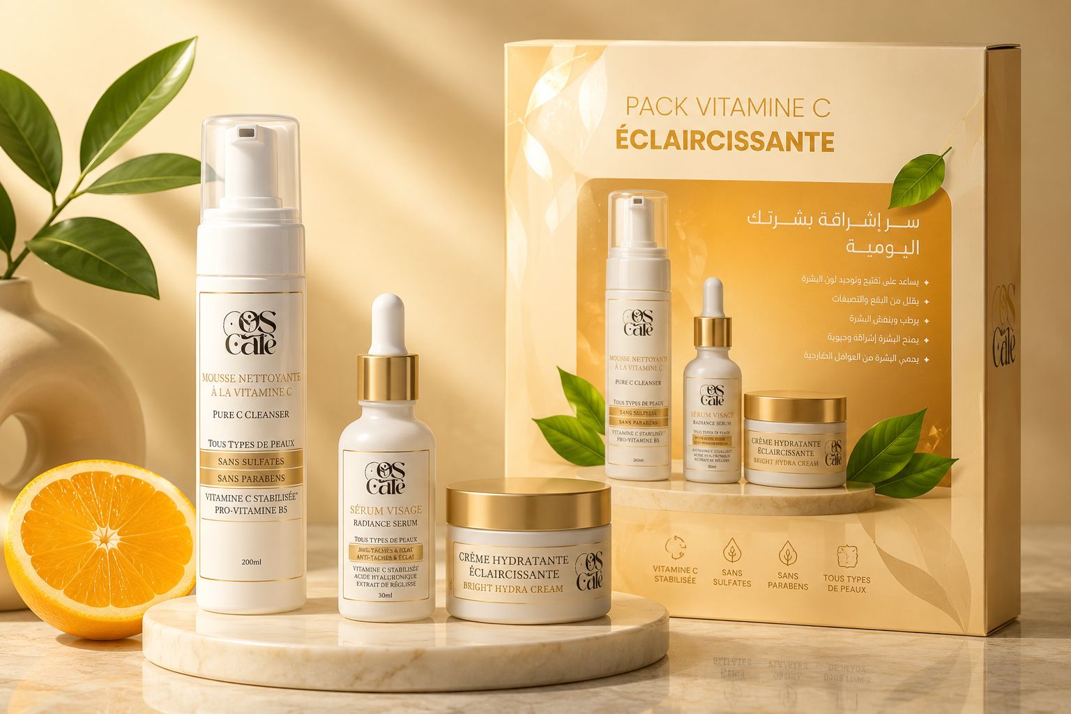 Pack Éclaircissant Vitamine C