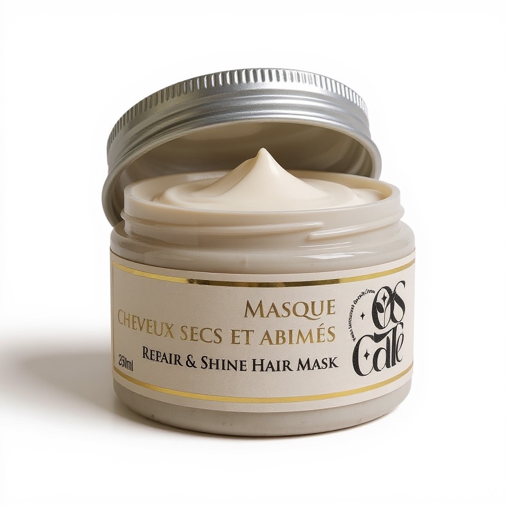 Masque Cheveux Secs et Abîmés - 100% Naturel