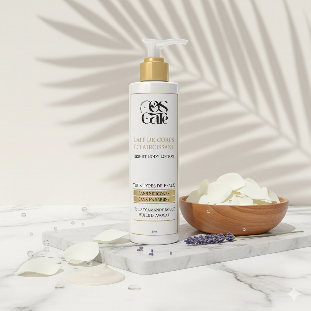 Lait de corps éclaircissant