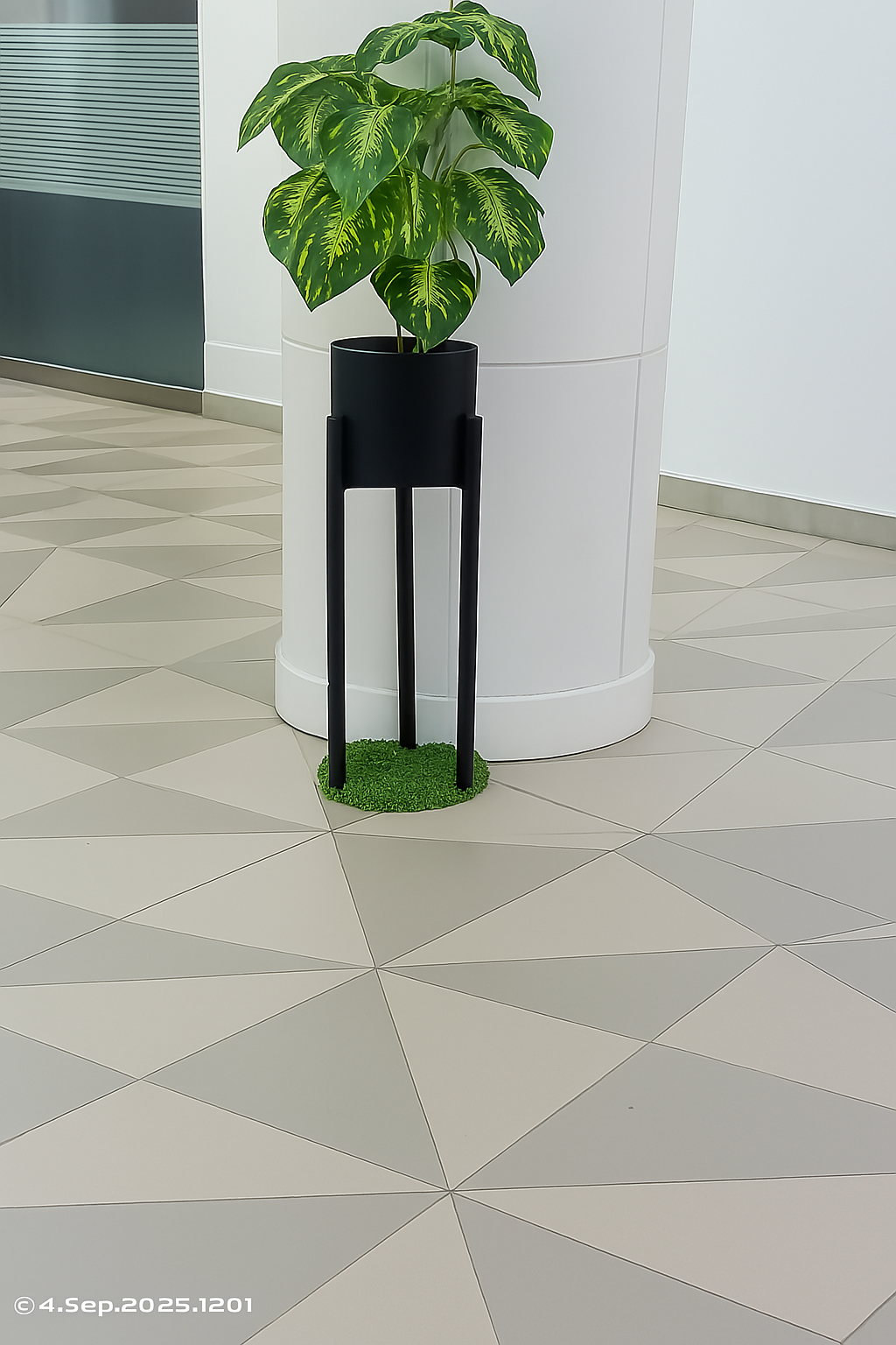 stainless steel plant decoration piece