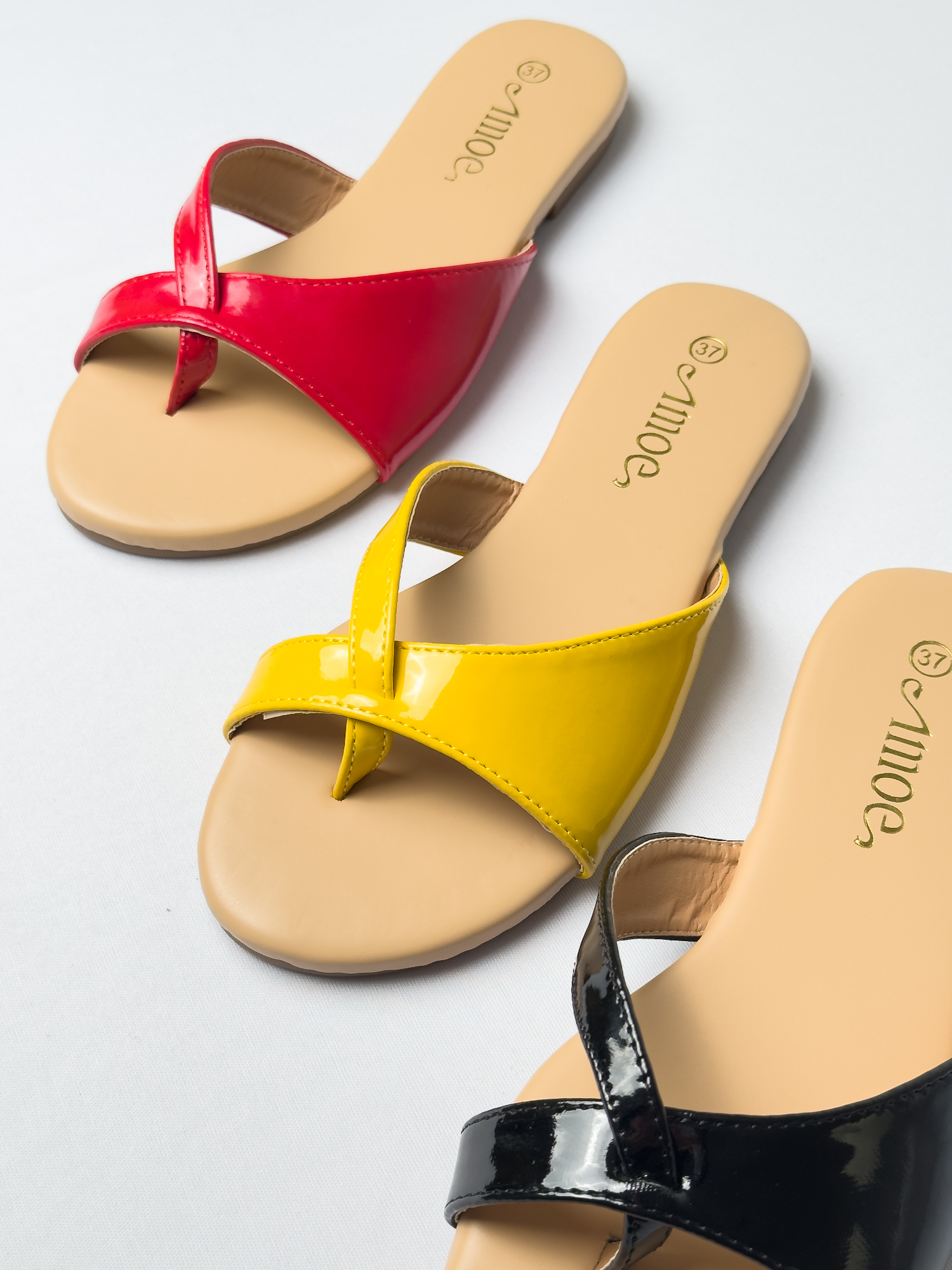 A-24001 três cores (34 ao 39) 12 Pares