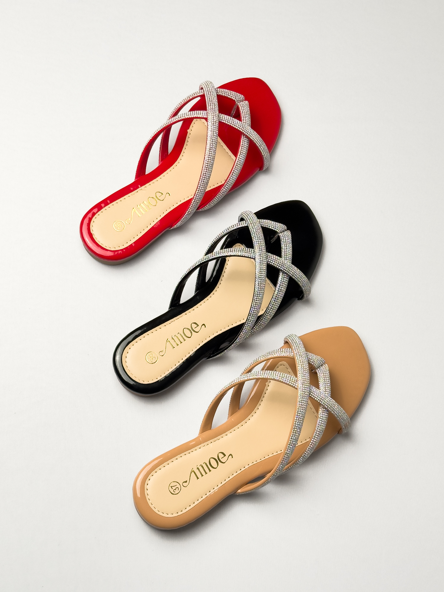 A-24014 - Três Cores (34 ao 39) 12 Pares