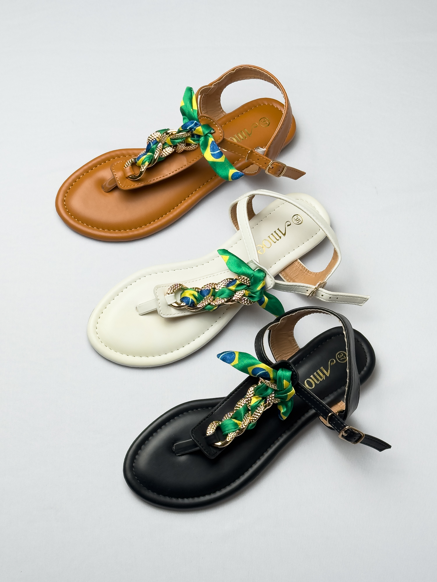 AO-24001 - Três Cores (34 ao 39) 12 Pares