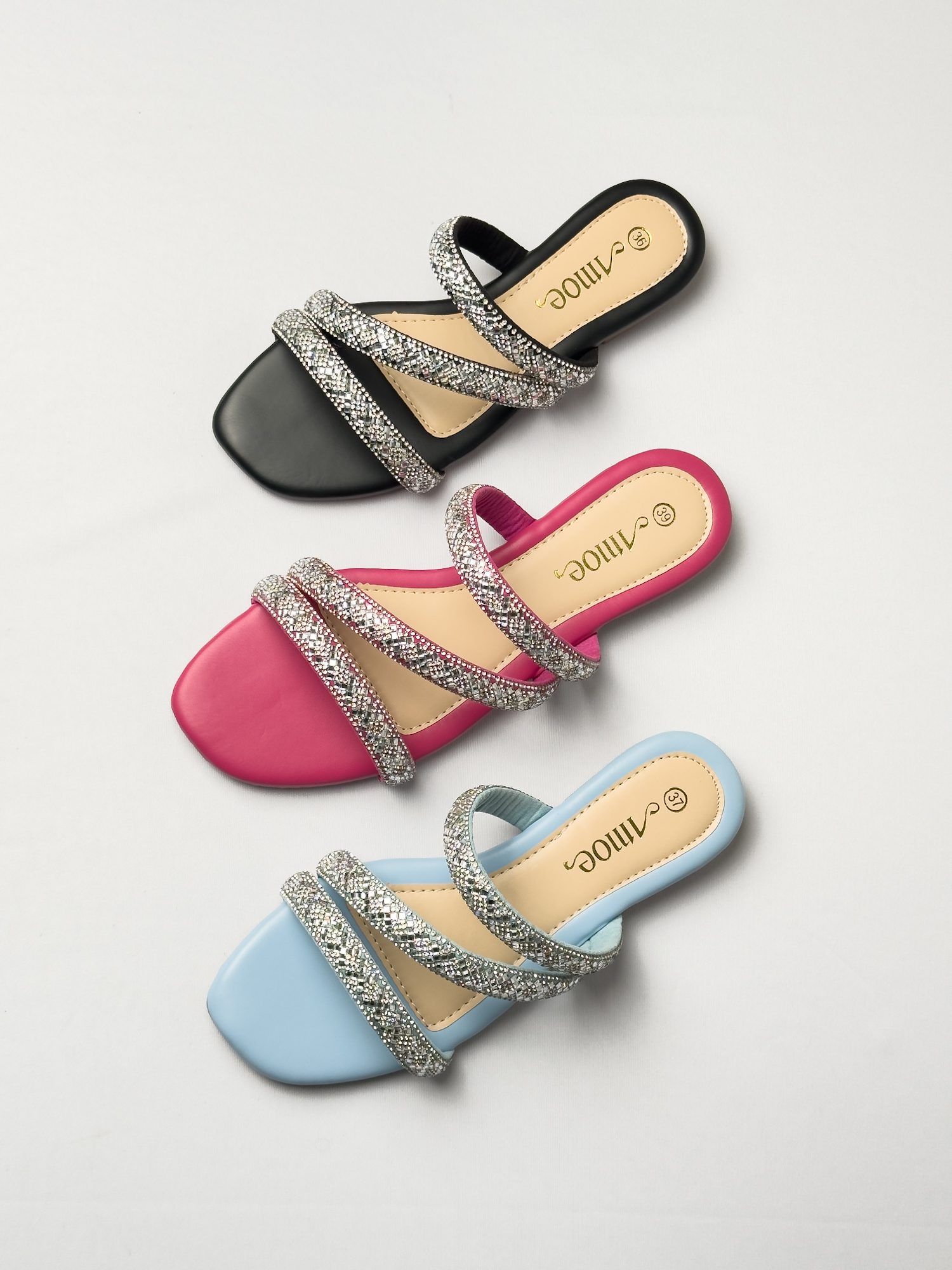 M-24013 - Três Cores (34 ao 39) 12 Pares