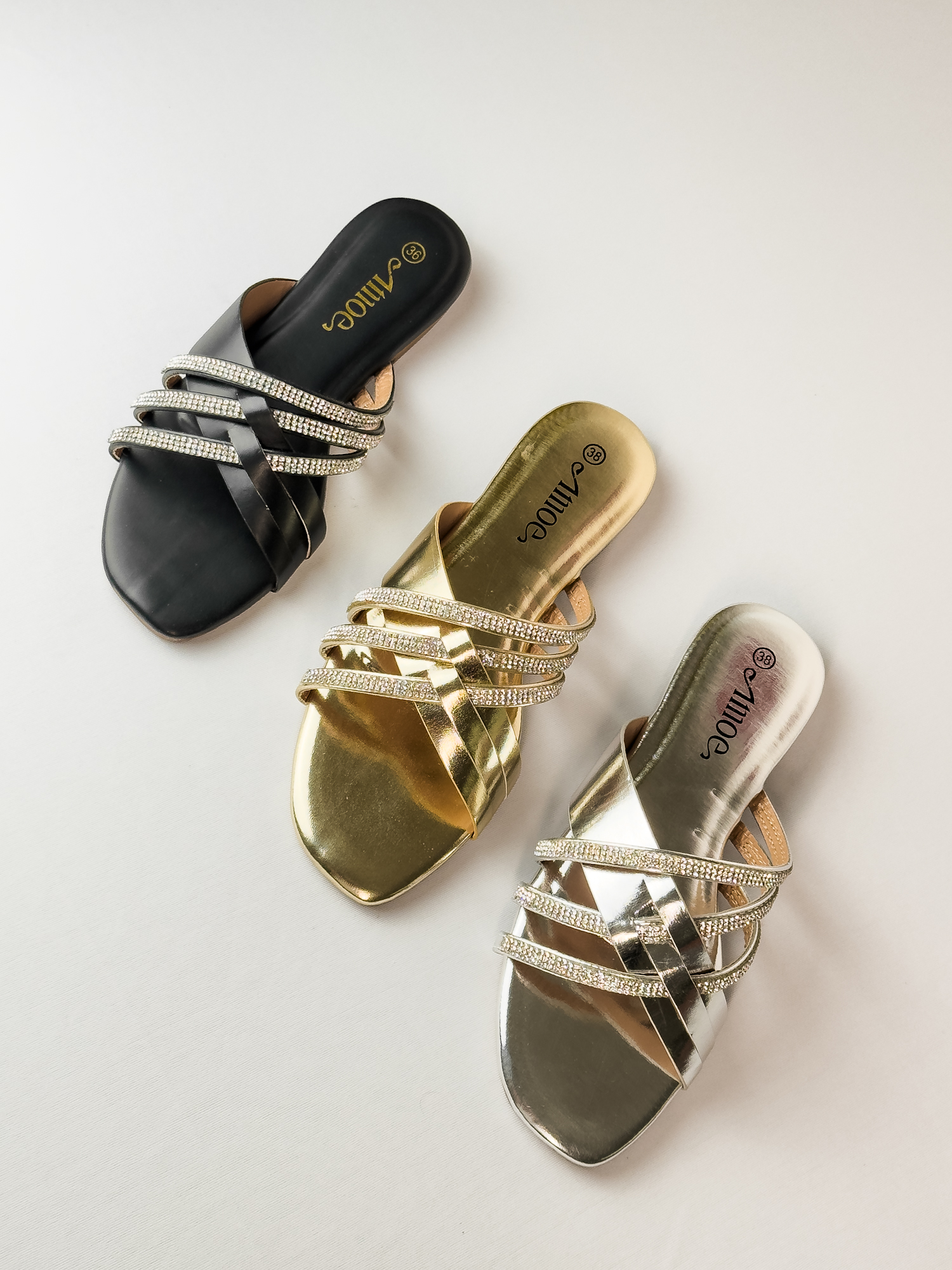 M-24012 - Três Cores (34 ao 39) 12 Pares