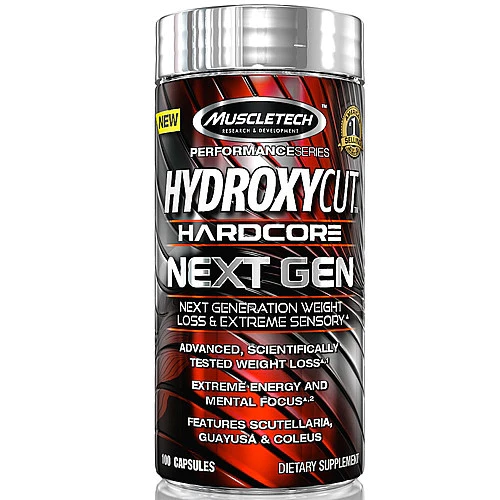 MuscleTech Hydroxy cut Hardcore NEXT GEN 100 Capsules