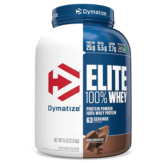 Dymatize Elite 100 % Whey Protein Powder 2 Lb and 5 lb With Diff. Flavor
