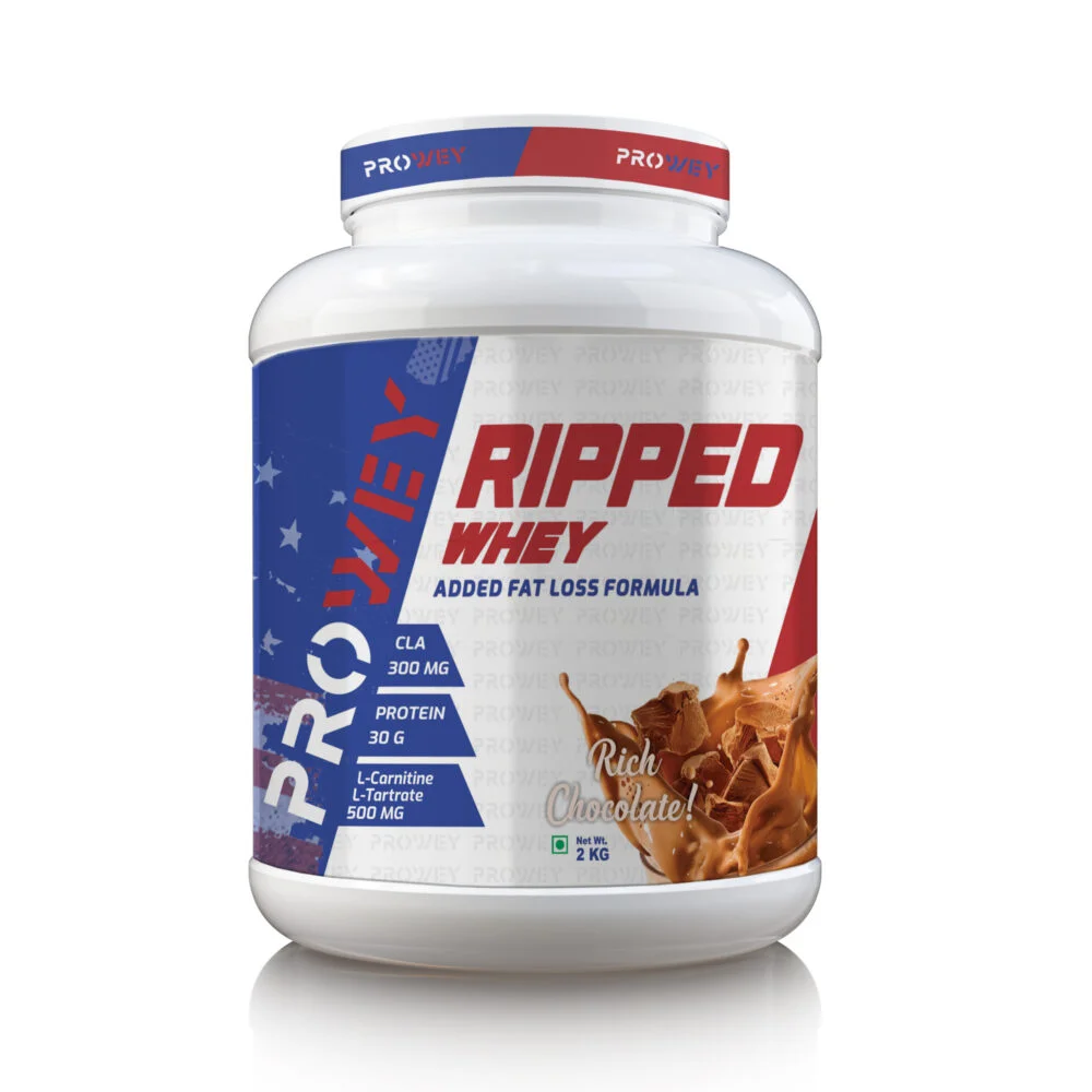 Ripped Whey Protein, Added Fat Loss Formula, CLA(300 mg) & L-Carnitine L-Tartrate(500 mg)