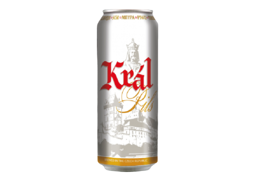 Cerveza Pils Rubia King Pils lata 500 ml