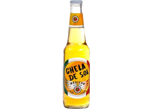 Cerveza Chela de Sol 330 ml botella