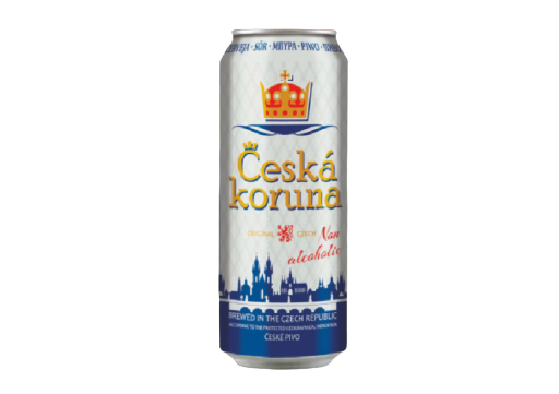 Cerveza sin alcohol Česká Koruna lata 500 ml