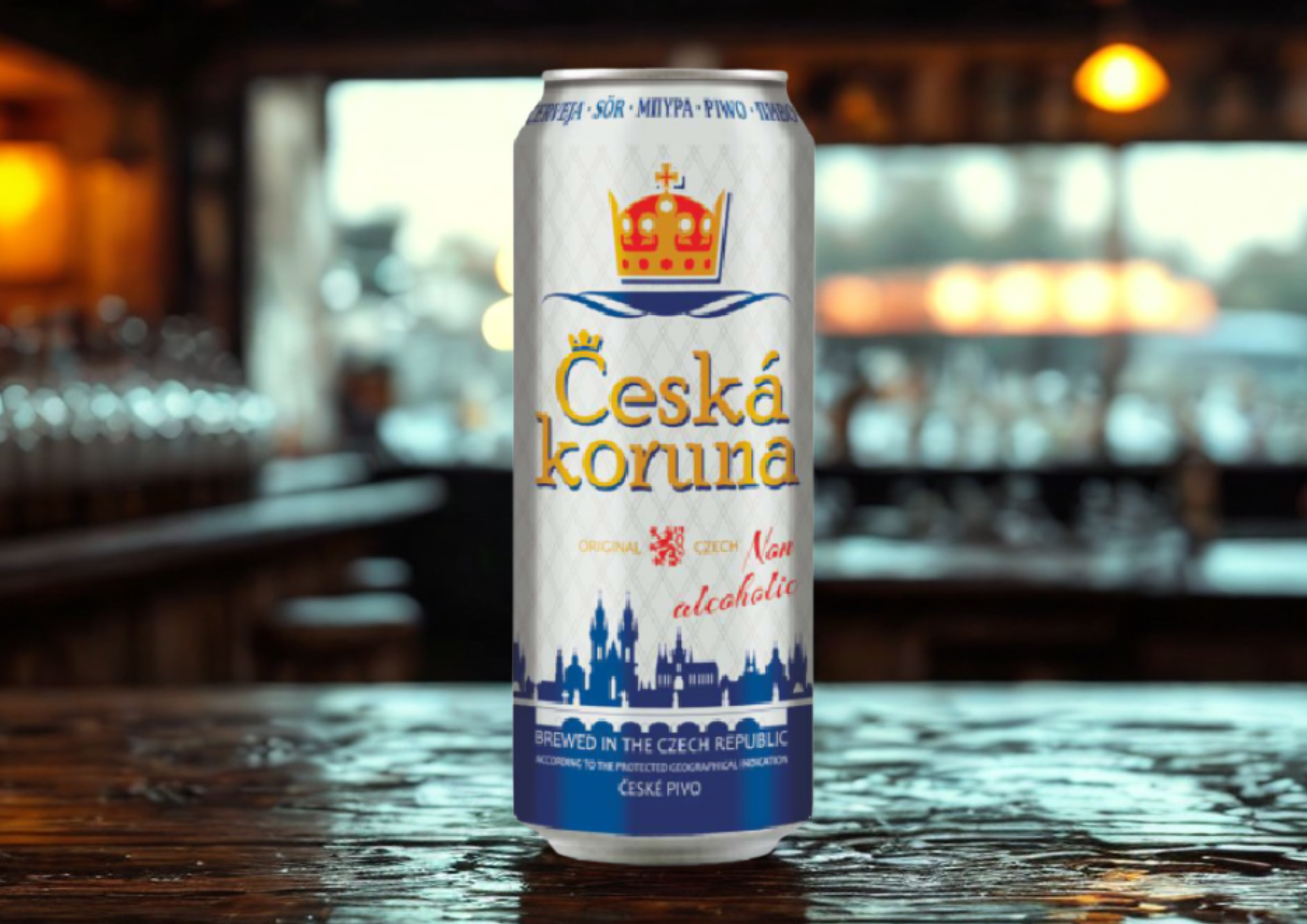 Cerveza sin alcohol Česká Koruna lata 500 ml