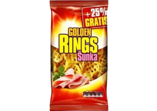 Patatas Aros De Oro 80g - Jamón