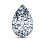 Pear-shaped diamond