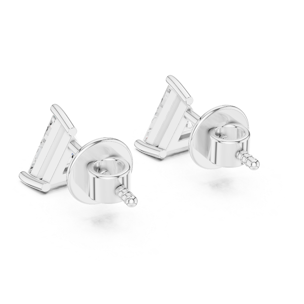 Triangle Crystal Stud Earrings
