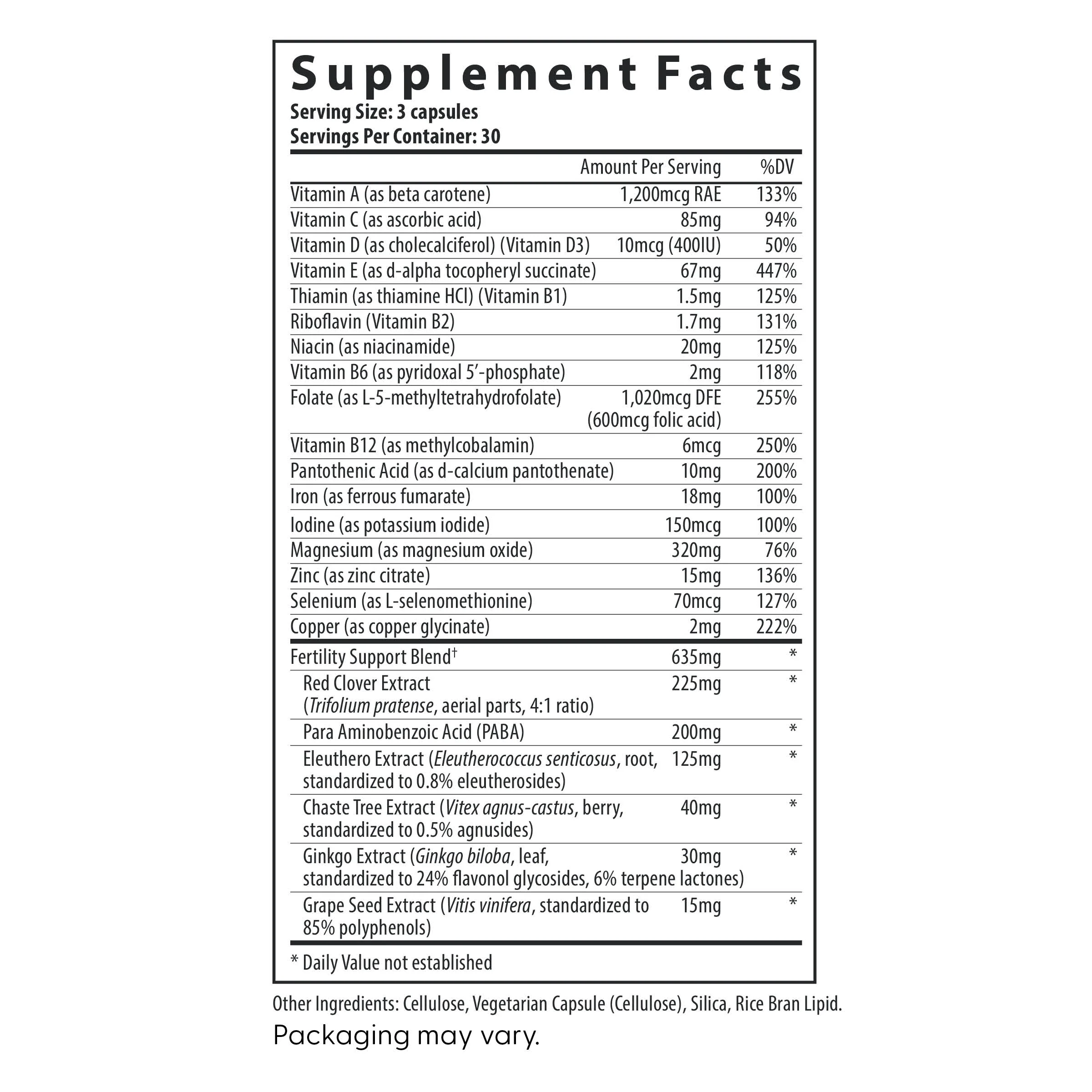 FertilAid® Multivitamin For Women فيرتلتي ايد النسائي