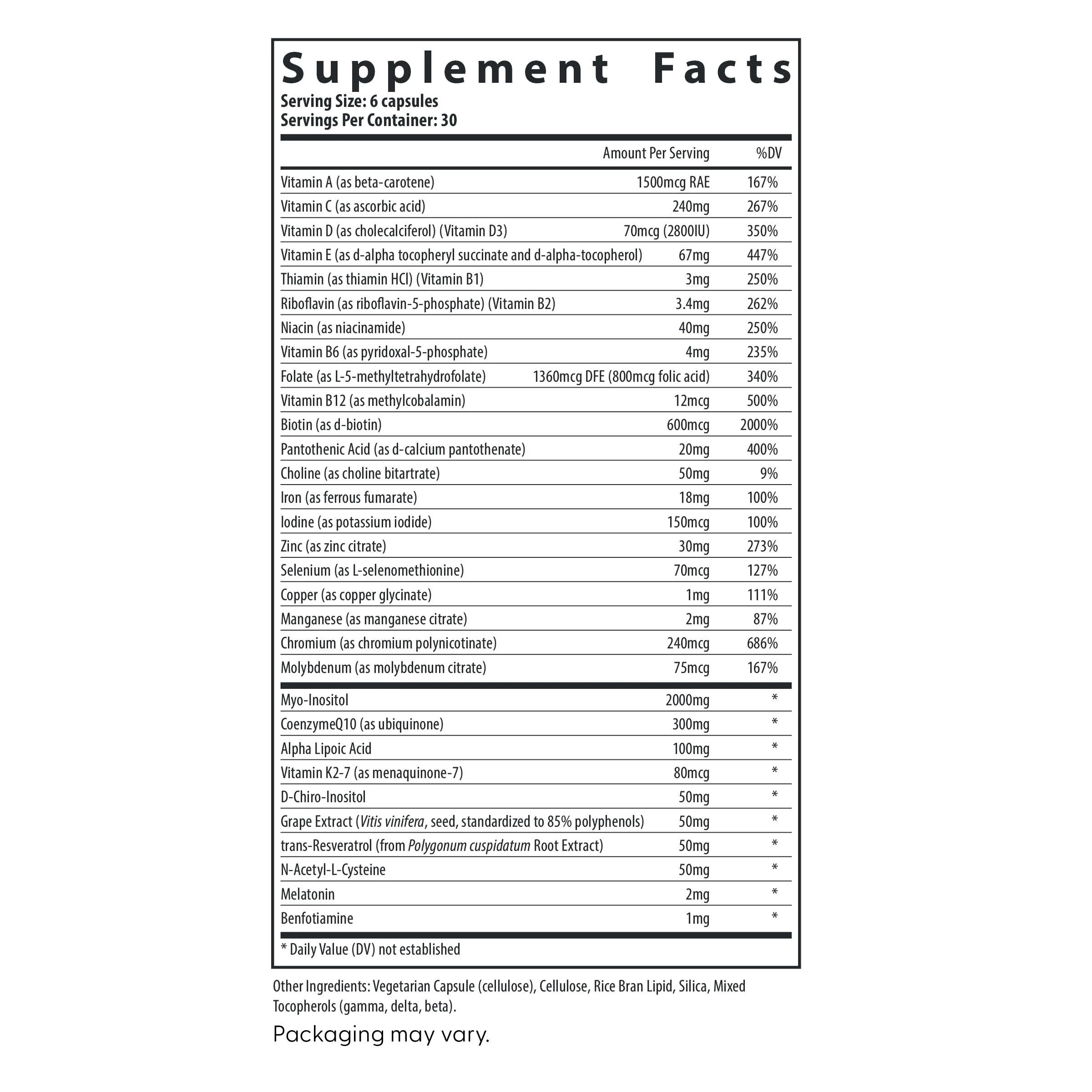 FH PRO® Fertility Multivitamin For Women