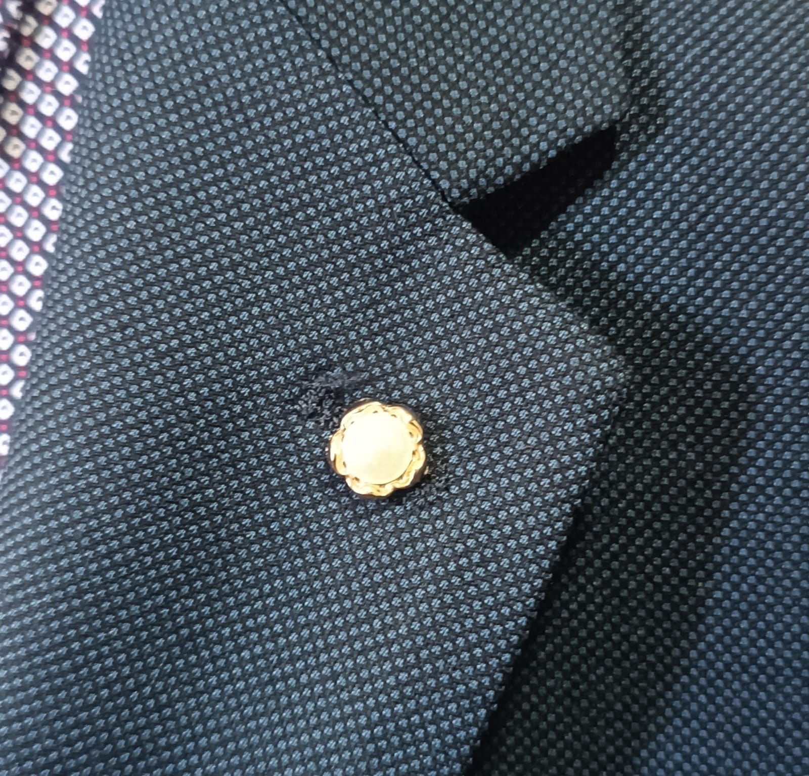 Pin de perla para corbata