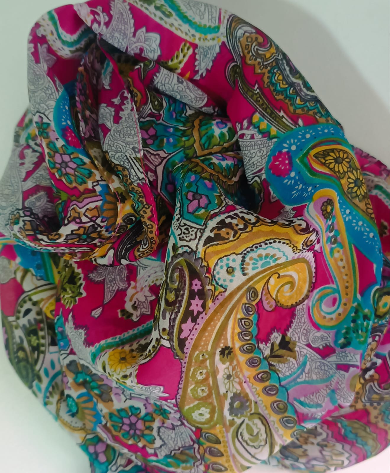 Pañuelo estampado multicolor