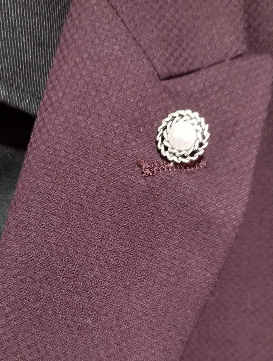 Alfiler de perla vintage