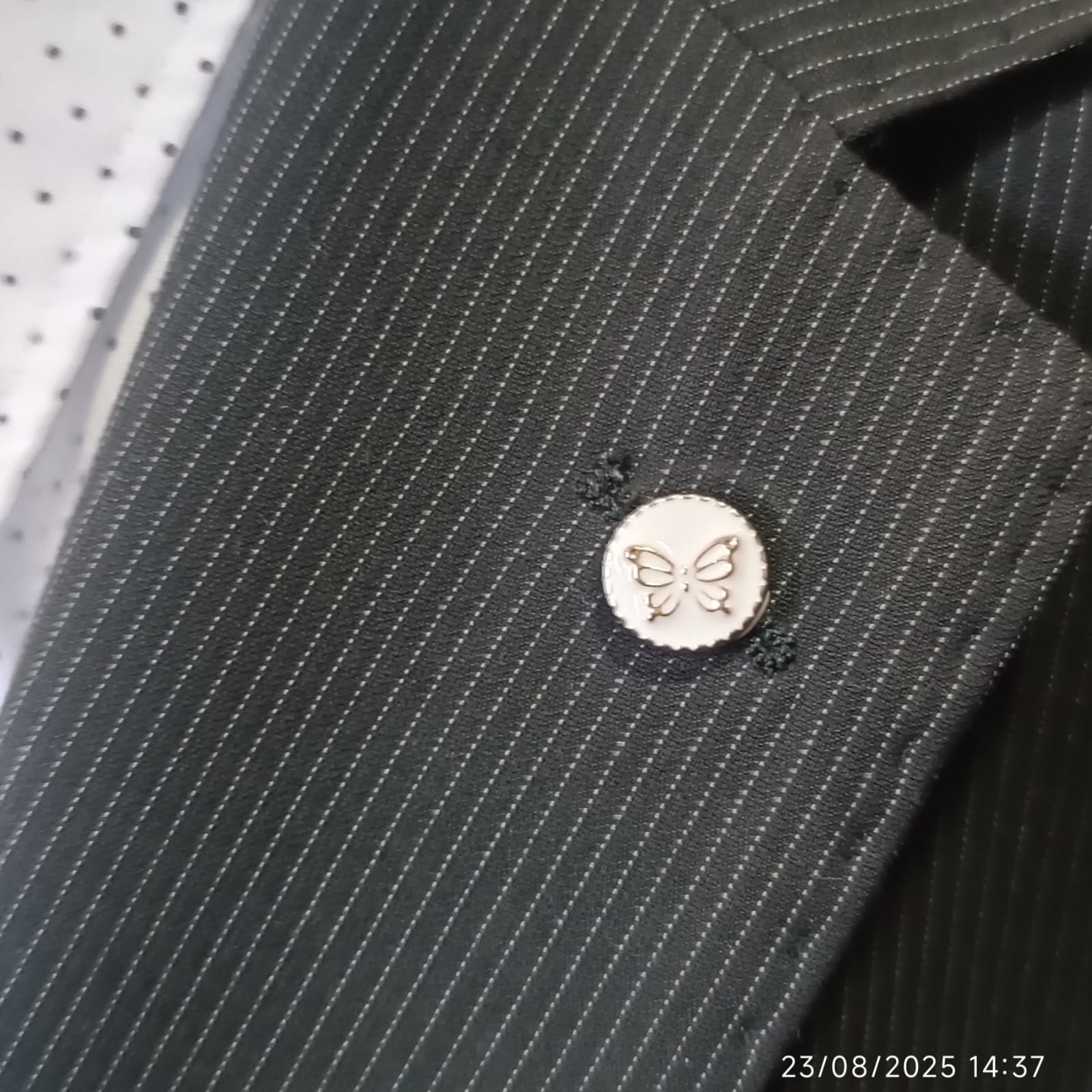 Pin decorativo con mariposa