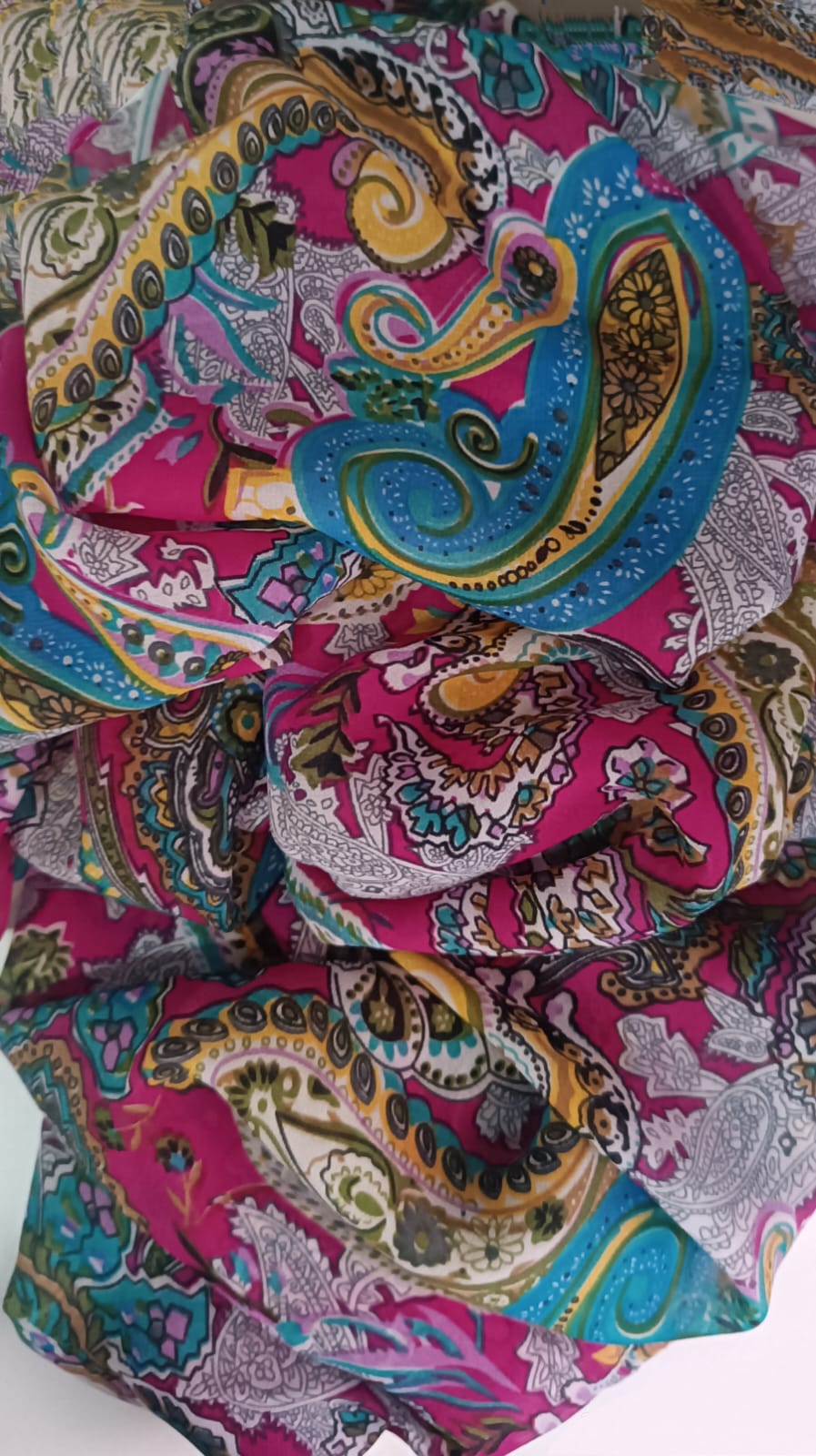 Pañuelo estampado multicolor