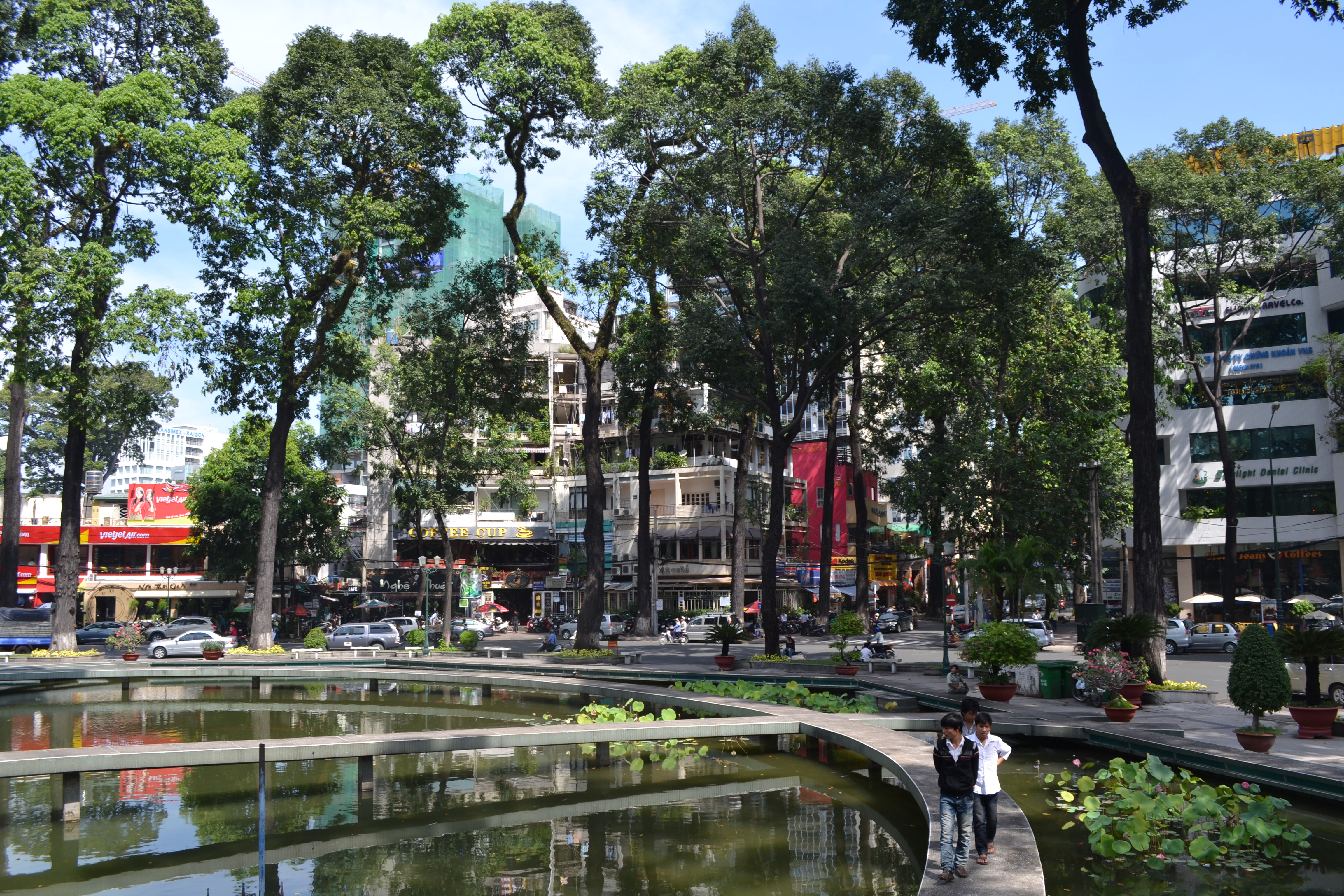 HCMC, Vietnam Park Fountain