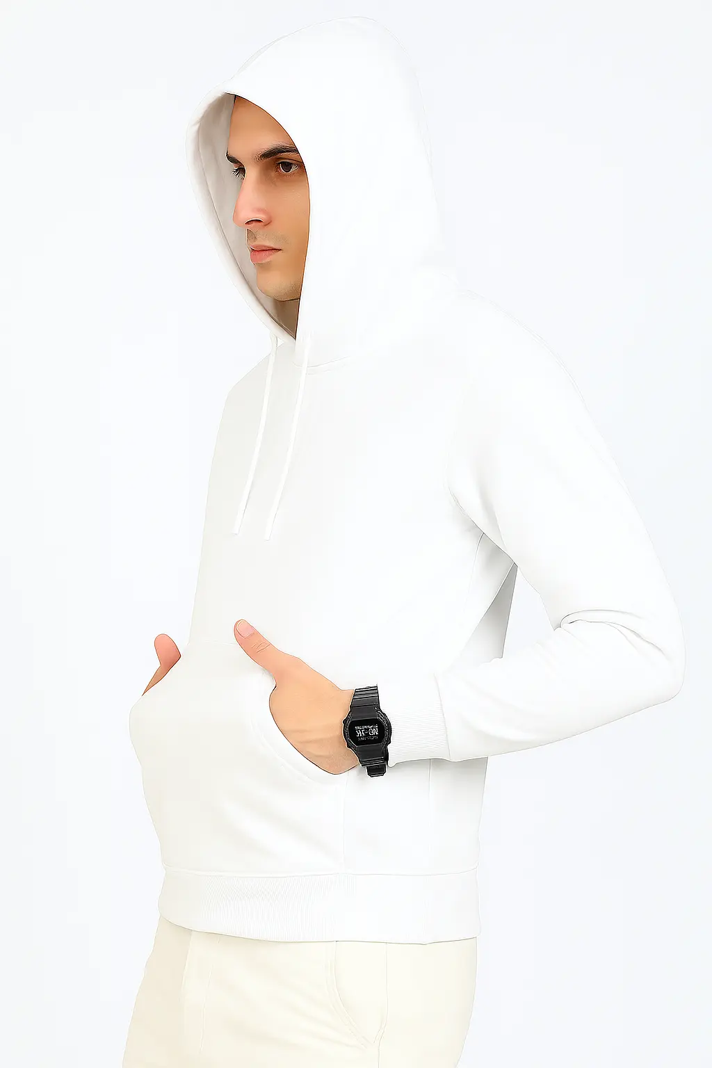 Classic White Hoodie