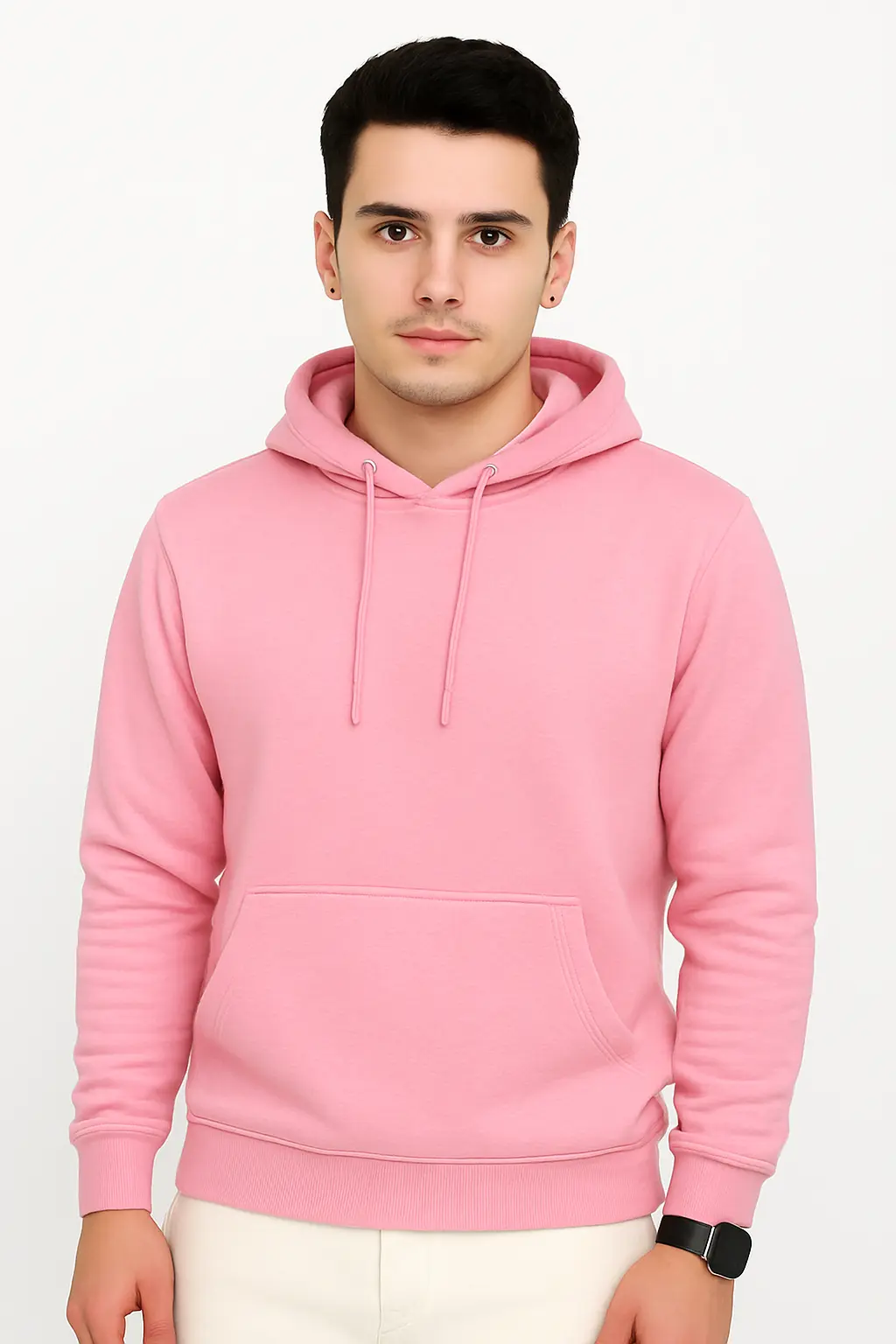  Men's Pink Hoodie