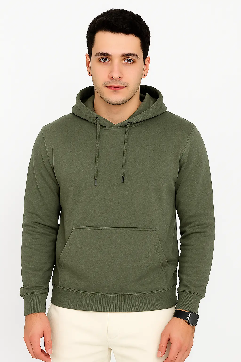 Classic Olive Green Hoodie