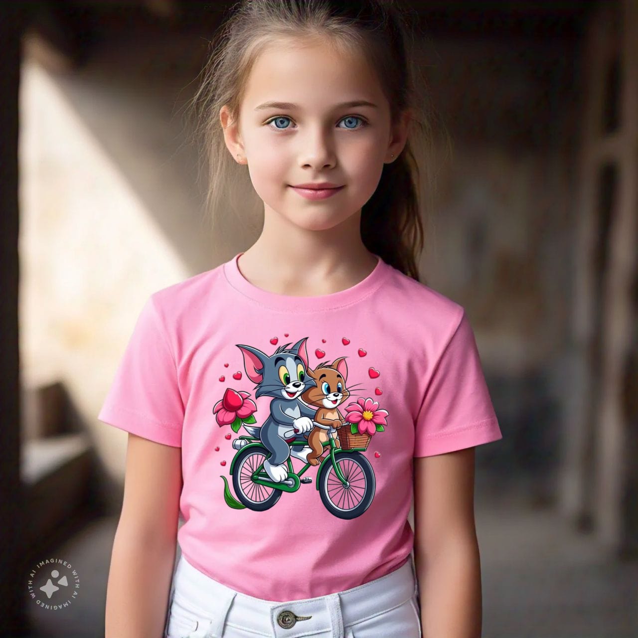 Kids Fashion Cotton T-Shirt Tom And Jerry Print