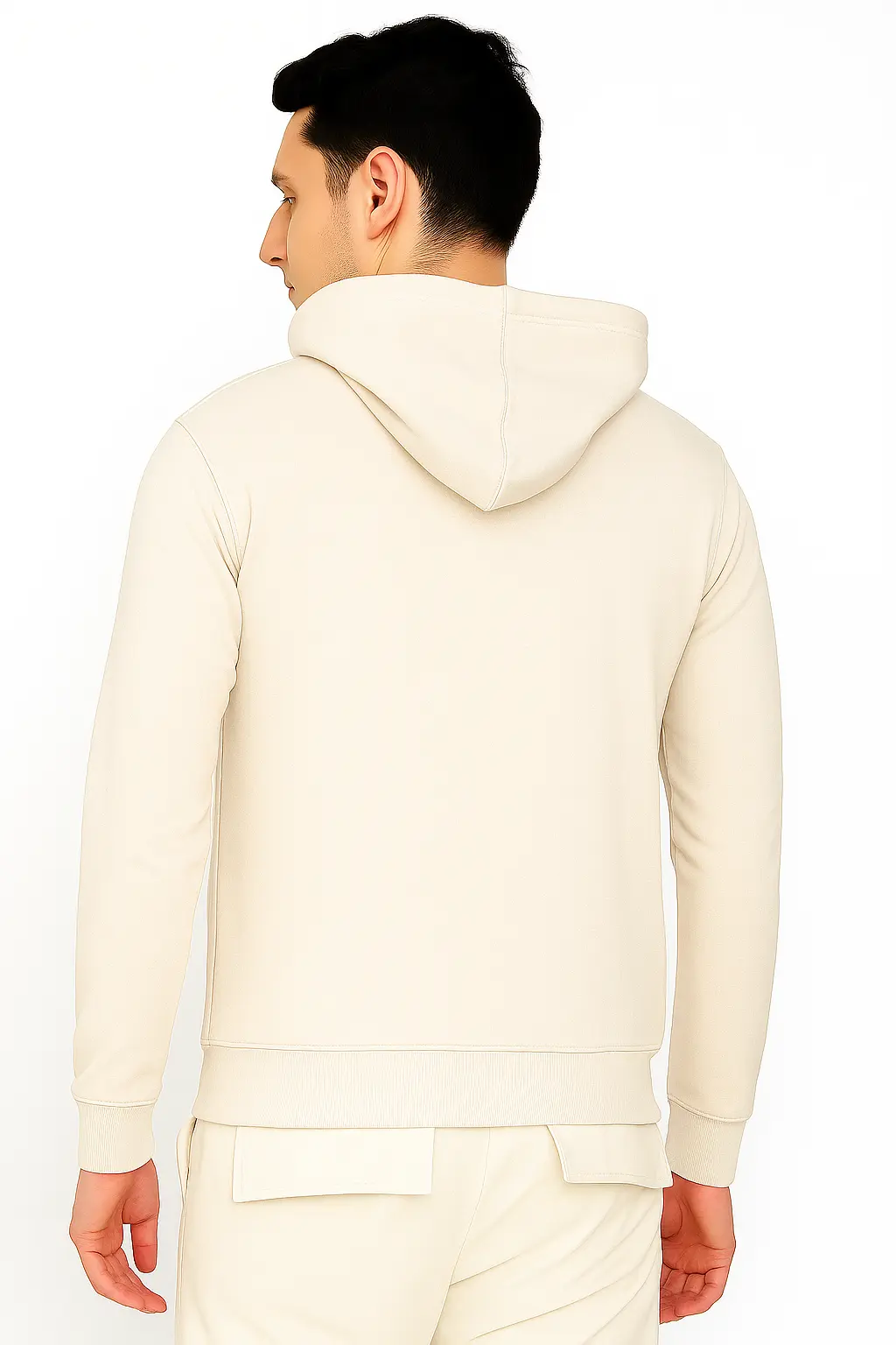  Off White Hooded Sweatshirt