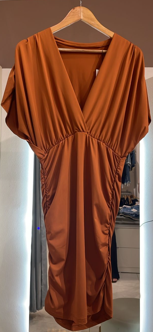 VESTIDO TELHA
