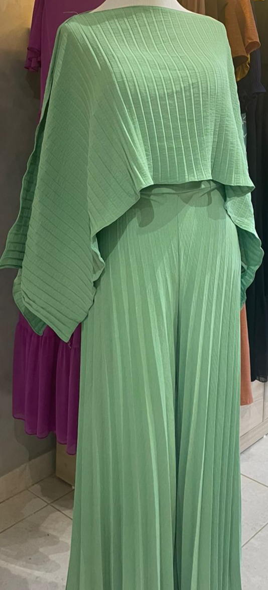 CONJUNTO 3 PEÇAS PLISSADO