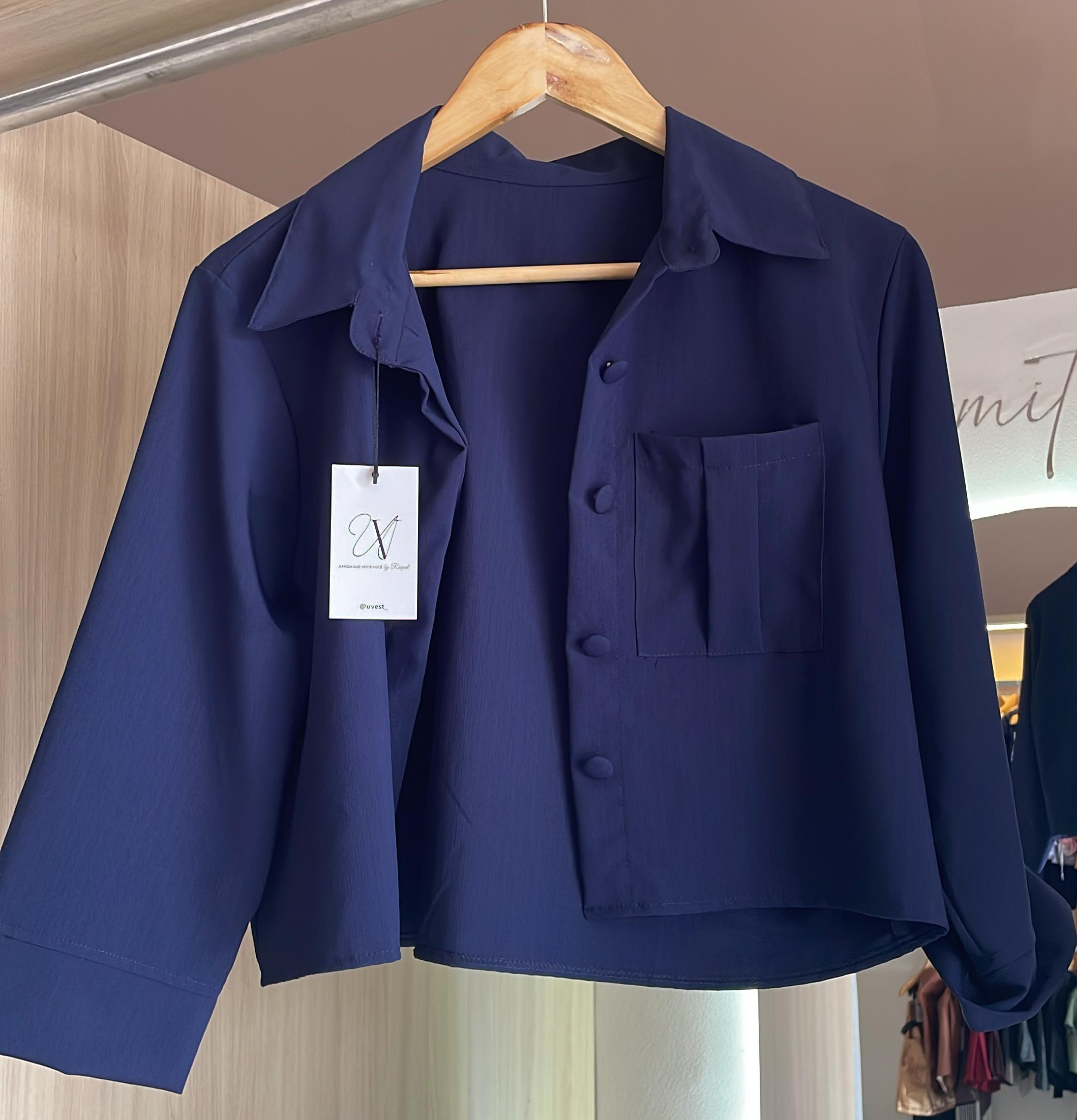 CROPPED PLUS AZUL