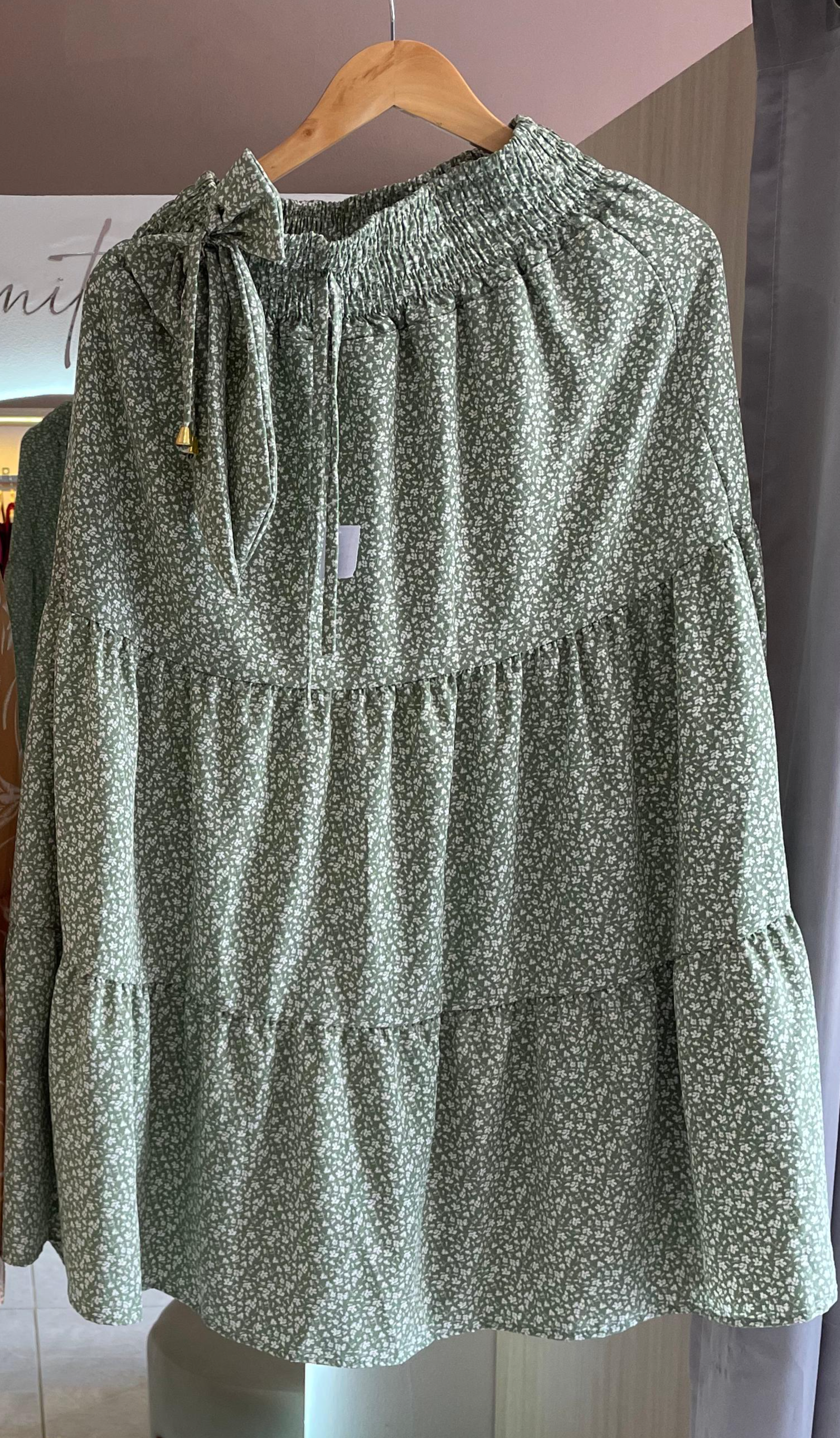 SAIA MODA EVANGÉLICA C/LAÇO DE CABELO