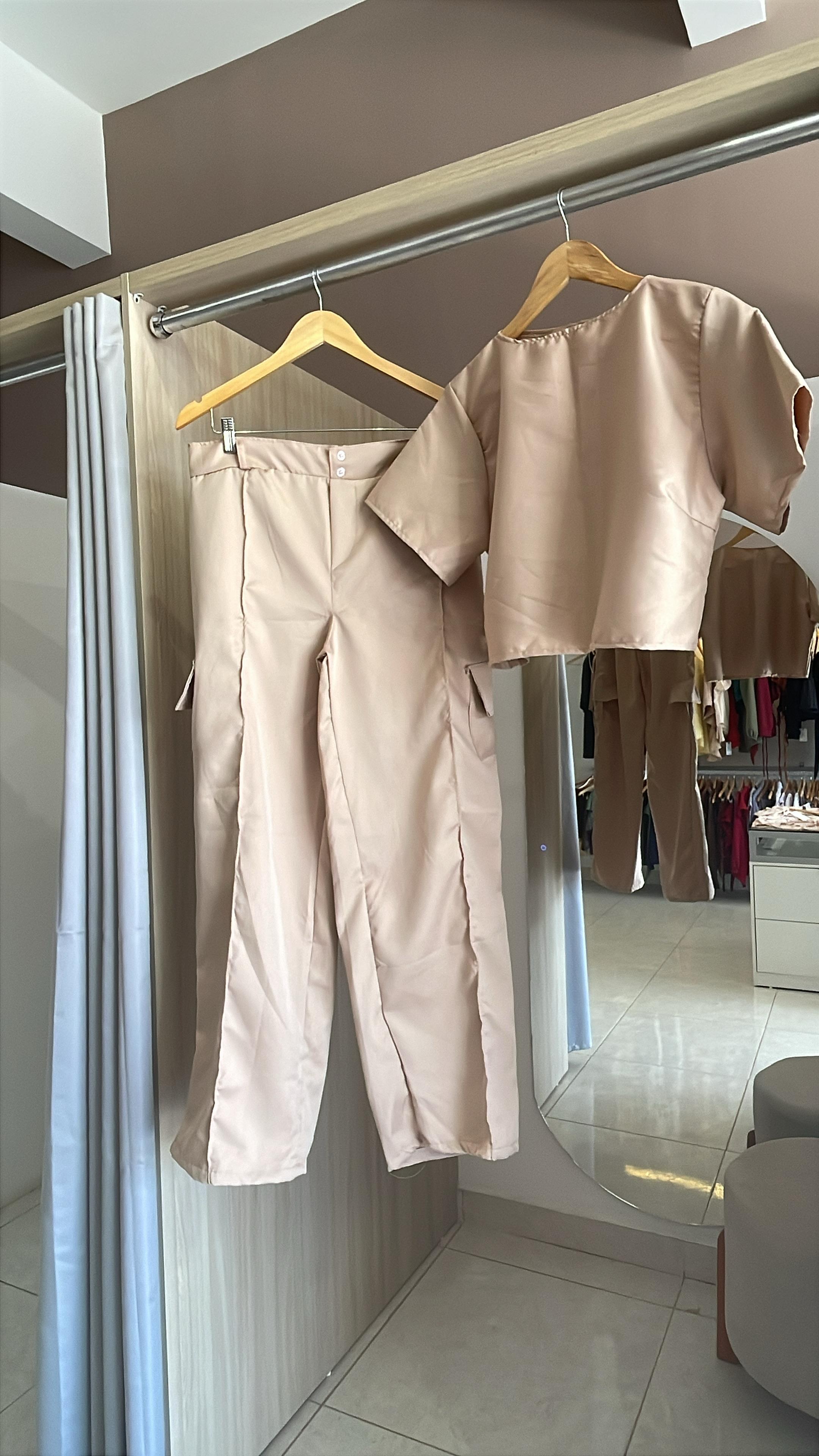 CONJUNTO ALFAIATARIA JOGGER C/MANGA