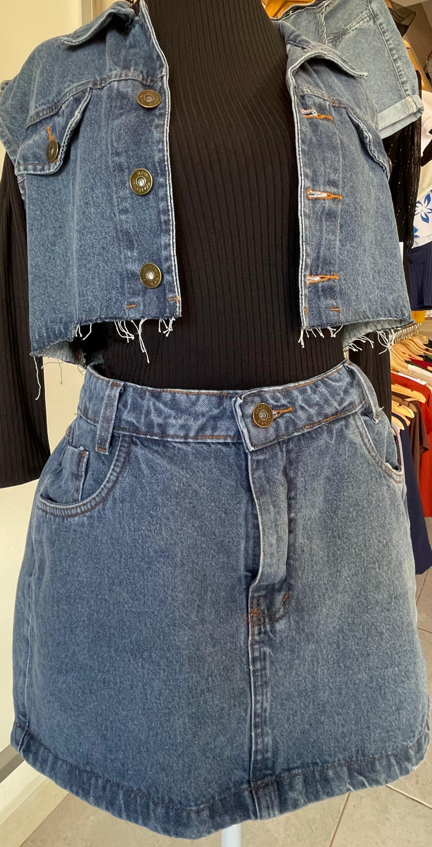 CONJUNTO JEANS C/SAIA