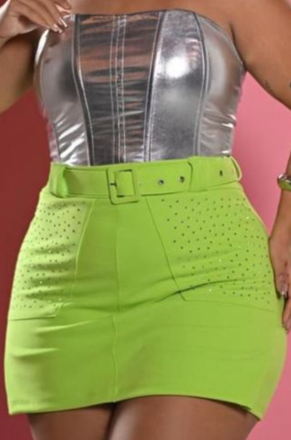 CONJUNTO PLUS DOURADO C/VERDE