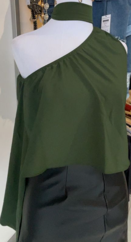 BLUSA BATA ASSIMÉTRICA